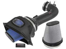 2015-2019 Chevrolet Corvette Z06 LT4 Supercharged V8 6.2L Black Series Momentum Carbon Fiber Cold Air Intake System w/Dual Filter Media - 52-74202-C