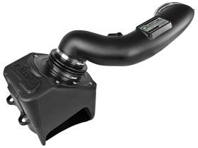 2017-2019 Ford F-550 Super Duty Turbo Diesel V8 6.7L Quantum Cold Air Intake System w/Pro DRY S Filter Media - 53-10004D