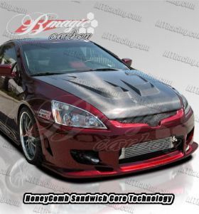 2003-2007 Honda Accord 2DR Raiden Carbon Fiber Hood