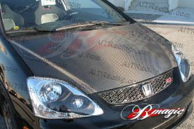 2001-2003 Honda Civic 2DR/4DR OEM Carbon Fiber Hood