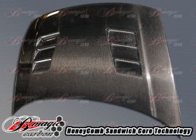 2006-2009 Honda Civic 4DR R1 Carbon Fiber Hood