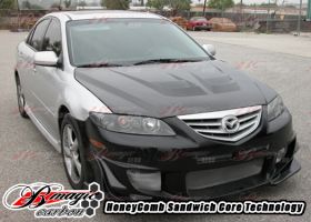 2002-2008 Mazda 6 Raiden Carbon Fiber Hood