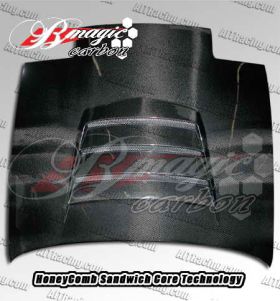 1989-1994 Nissan 240sx 2DR Battle Carbon Fiber Hood