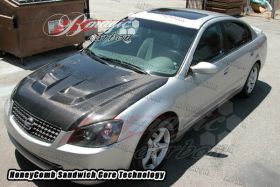 2005-2006 Nissan Altima 4DR Raiden Carbon Fiber Hood