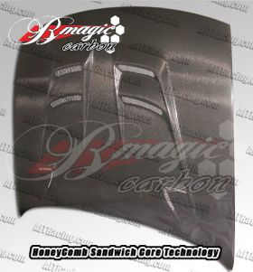 1993-1997 Nissan Altima 4DR Raiden Carbon Fiber Hood