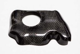 2005-2013 Ford Mustang Carbon Fiber Coolant Reservoir Cover - TC010-LG111
