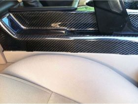 2005-2009 Ford Mustang Carbon Fiber OEM Center Console - TC10024-LG95