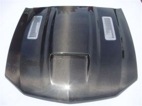 2010-2012 Ford Mustang A61 Functional Ram Air Carbon Fiber Hood - TC10025-A61
