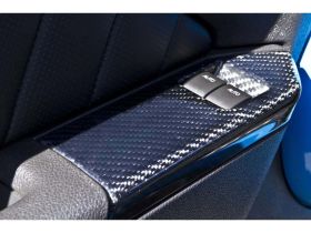 2010-2014 Ford Mustang Convertible Carbon Fiber OEM Power Window Switch Covers -