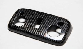 2013-2014 Ford Mustang Convertible Carbon Fiber Map Light Cover - TC10025-LG145