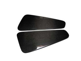 2010-2014 Ford Mustang V6/GT/GT500 Carbon Fiber Quarter Window Covers - TC10025-