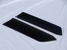 2010-2012 Ford Mustang V6/GT/GT500 Carbon Fiber Rear Diffuser Splitters - TC1002