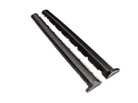 2013-2014 Ford Mustang V6/GT/GT500 Carbon Fiber OEM Side Skirts - TC10025-XR7