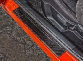 2015-2016 Ford Mustang V6/GT/Ecoboost Carbon Fiber Door Sills 2PC
