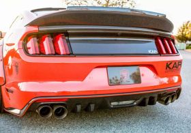 2015-2016 Ford Mustang V6/GT Carbon Fiber Rear Diffuser - TC10026-LG269