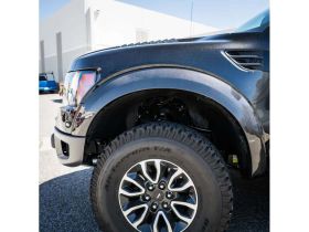 2013-2014 Ford F-150 Raptor Carbon Fiber OEM OEM Front Fender Flares - TC10121-L