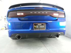 2011-2014 Dodge Charger SRT-8 Carbon Fiber OEM Rear Diffuser - TC20021-LG164