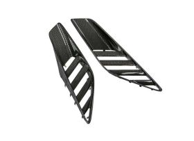 2014-2015 Chevy Corvette Stingray Carbon Fiber OEM Quarter Panel Vents - Pair - 