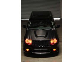 2005-2010 Jeep Grand Cherokee SRT-8 Ram Air Carbon Fiber Hood - TC50020-A23