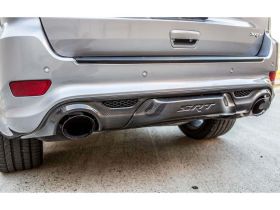 2014-2015 Jeep Grand Cherokee SRT-8 Carbon Fiber OEM 2PC Rear Diffuser - TC50021-LG192