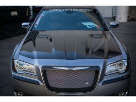 2011-2017 Chrysler 300/300c RTC Functional Ram Air Carbon Fiber Hood - TC60021-A