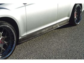2011-2013 Chrysler 300/300c Carbon Fiber Side Skirt Splitters - Pair - TC60021-L