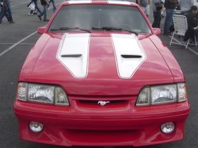 1987-1993 Ford Mustang Mach 1 Fiberglass Heat Extractor Hood - TF10021-A29