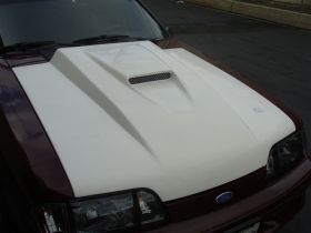 1987-1993 Ford Mustang Cowl SVO Fiberglass Heat Extractor Hood - TF10021-A37