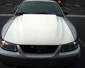 1999-2004 Ford Mustang Cobra Fiberglass Heat Extractor Hood - TF10023-A32
