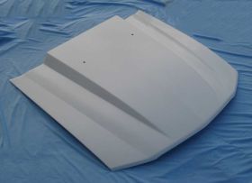 2005-2009 Ford Mustang GT500 3" Cowl Induction Fiberglass Heat Extractor Hood - 