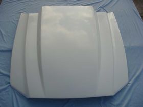 2010-2014 Ford Mustang GT500 3" Cowl Induction Fiberglass Heat Extractor Hood - 