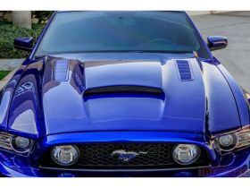2010-2014 Ford Mustang GT500 A72 Fiberglass Dual Functional Ram Air Hood - TF100
