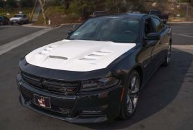 2015-2021 Dodge Charger A80 Fiberglass Heat Extractor Hood - ALD-TF20022-A80