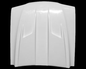 1987-1993 Ford Mustang Mach 2 Fiberglass Heat Extractor Hood - TF10021-A38
