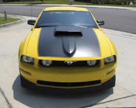 2005-2009 Ford Mustang B-429 Fiberglass Ram Air Hood - TF10024-A40