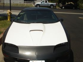 1993-1997 Chevy Camaro SuperSport SS-II Fiberglass Heat Extractor Hood - TF30020