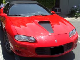 1998-2002 Chevy Camaro SuperSport SS Fiberglass Ram Air Hood - TF30021-A11