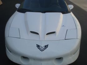1993-1997 Pontiac Firebird/Trans AM WS6 II Fiberglass Ram Air Hood - TF40020-A12