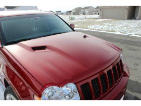2005-2010 Jeep Grand Cherokee RTC Fiberglass Ram Air Hood - TF50020-A58