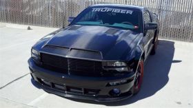 2005-2009 Ford Mustang GTS-4 Dual-Functional Ram Air Carbon Fiber Hood - TC10024