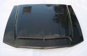 2007-2009 Ford Mustang GT500 Venom Dual-Functional Ram Air Carbon Fiber Hood - T