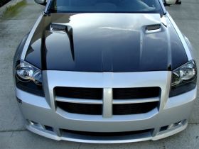 2005-2007 Dodge Magnum RTC Functional Ram Air Carbon Fiber Hood - TC20220-A58