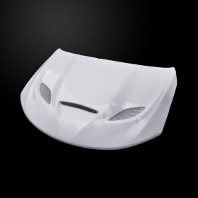 2015-2017 Chrysler 200 HellCat Style Fiberglass Dual-Functional Ram Air Hood - C215AHCATFHW
