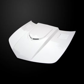 2014-2015 Chevy Camaro LS/LT V6 Amerihood TR Dual-Functional Ram Air Fiberglass Hood - AMH-CCM14AHTRFHW6