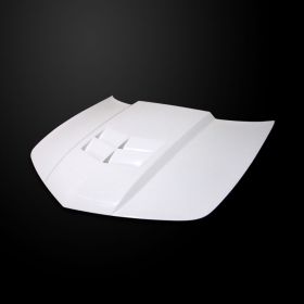 2014-2015 Chevy Camaro LS/LT V6 Amerihood Type-ZL1 Functional Heat Extractor Fiberglass Hood - AMH-CCM14AHZL1FHW6