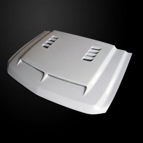2007-2013 Chevrolet Silverado 1500 Type-E Dual-Functional Ram Air Hood Fiberglas