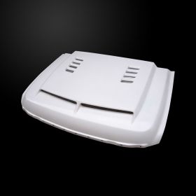 2011-2014 Chevy Silverado 2500 Amerihood Type-E Dual-Functional Ram Air Fiberglass Hood - AMH-CS11AHTEFHW25