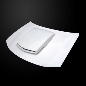 2006-2010 Dodge Charger TA Functional Ram Air Hood Fiberglass - DC06AHTAFH