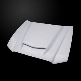 2011-2014 Dodge Charger Type-RS Fiberglass Functional Ram Air Hood - DC11AHRSSFHW