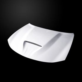 2015-2019 Dodge Charger SRT Style Fiberglass Functional Ram Air Hood - DC15AHSRTFHW